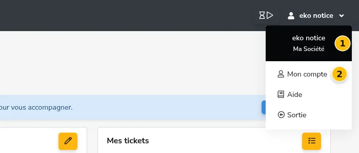 Accès à Mon compte